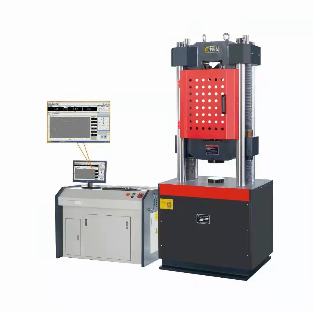 Rebar coupler microcomputer control electro-hydraulic servo universal testing machine
